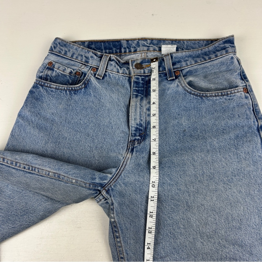 VTG Levis Jeans Womens 11 X 28 Blue 560 Relaxed Straight Leg 90s High Rise Denim - Picture 7 of 8